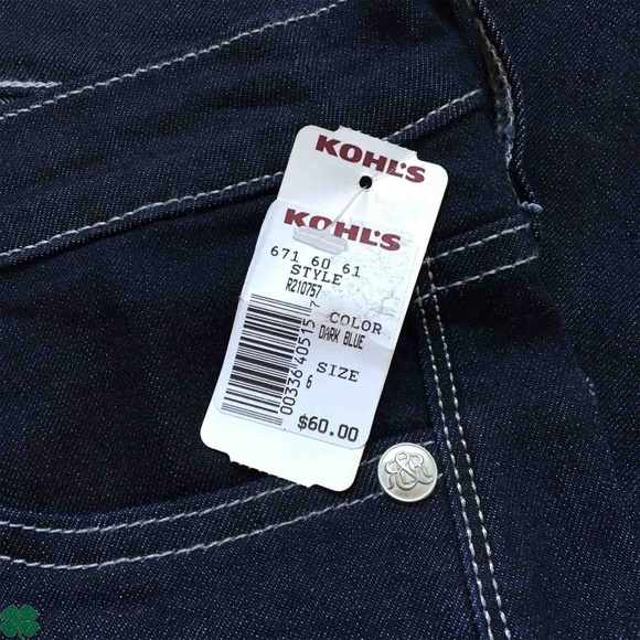 NWT Rock & Republic Mid Rise Capri Jeans Size 6 - Picture 7 of 9